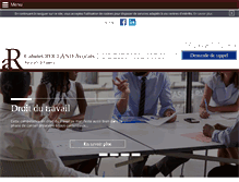 Tablet Screenshot of cabinet-rolland-avocats.fr